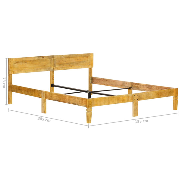 Bettgestell Vasilache 180cm (Mangoholz)