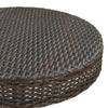 Brauner Gartentisch Feric 60,5x106cm (Polyrattan)