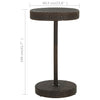Brauner Gartentisch Feric 60,5x106cm (Polyrattan)