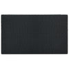 Schwarzer Gartenbartisch Elizebeth 100x60,5x110,5cm (Polyrattan)