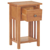 Beistelltisch mit Schublade Ratib 35x27x55cm (Eiche)