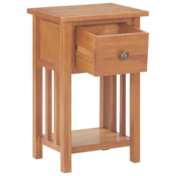 Beistelltisch mit Schublade Ratib 35x27x55cm (Eiche)