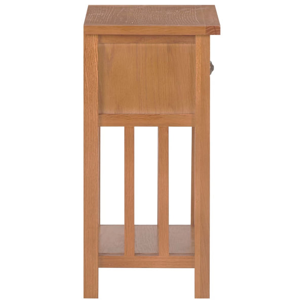 Beistelltisch mit Schublade Ratib 35x27x55cm (Eiche)