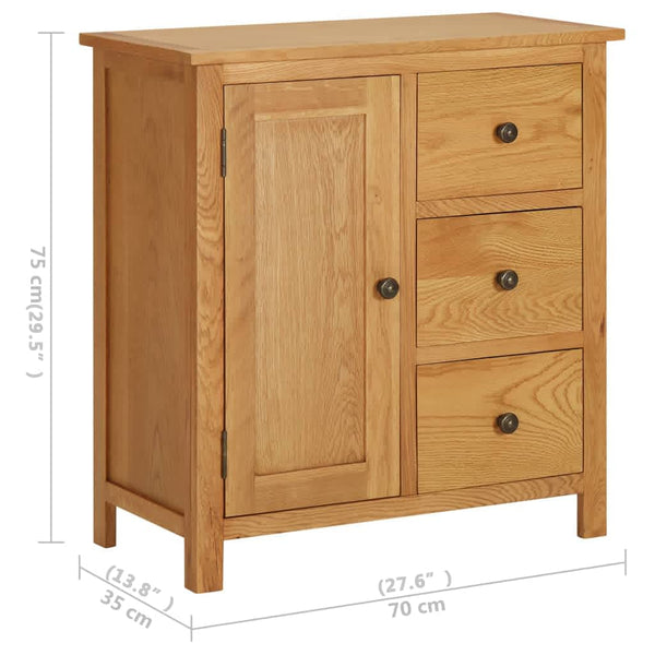 Schrank Catalyn 70x35x75cm (Eiche)