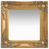 Goldner Wandspiegel Barockstil Prodmex 40x40cm