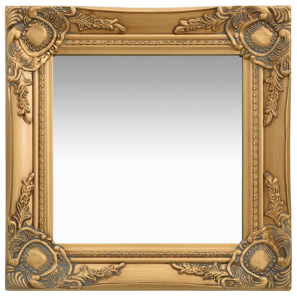 Goldner Wandspiegel Barockstil Prodmex 40x40cm
