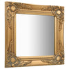 Goldner Wandspiegel Barockstil Prodmex 40x40cm