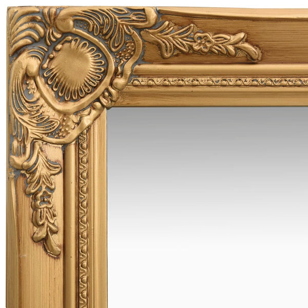 Goldner Wandspiegel Barockstil Prodmex 40x40cm
