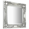 Barock Wandspiegel Silber Prodmex 40x40cm