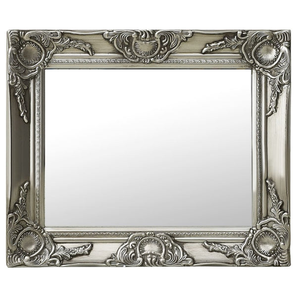 Silberner Wandspiegel im Barockstil Prodmex 50x40cm