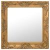 Goldener Wandspiegel Barockstil Prodmex 50x50cm