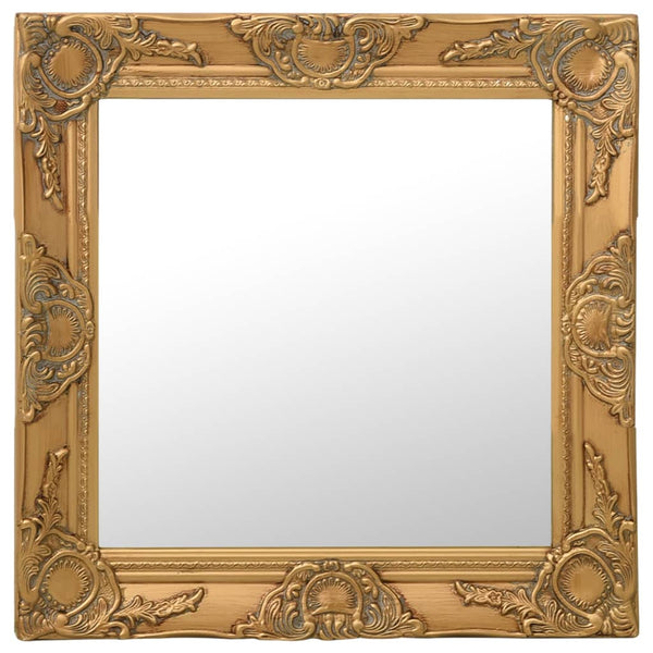 Goldener Wandspiegel Barockstil Prodmex 50x50cm