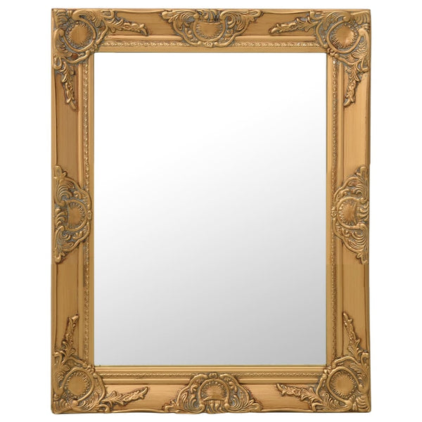 Goldener Wandspiegel Barockstil Prodmex 50x60cm