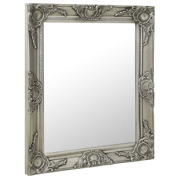 Silberner Wandspiegel im Barockstil Prodmex 50x60cm