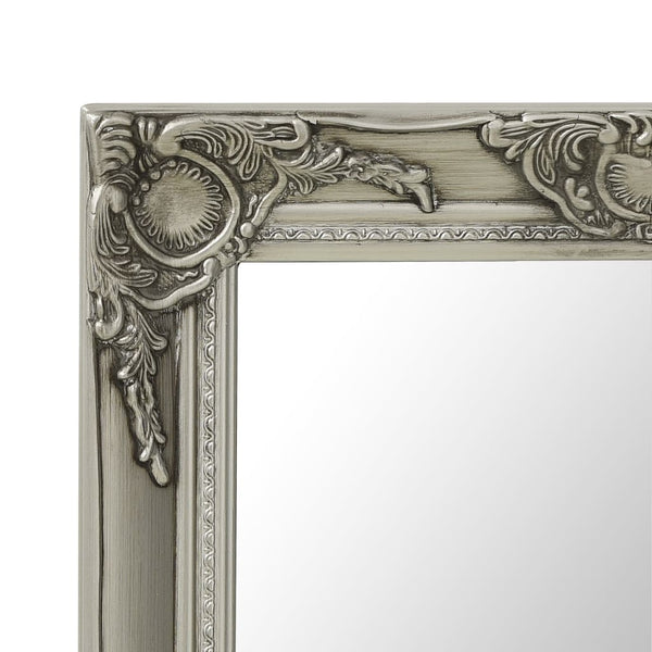 Silberner Wandspiegel im Barockstil Prodmex 50x60cm