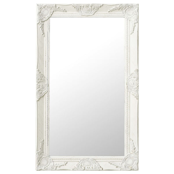 Weißer Wandspiegel Barockstil Prodmex 50x80cm