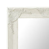 Weißer Wandspiegel Barockstil Prodmex 50x80cm