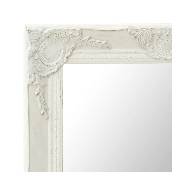 Weißer Wandspiegel Barockstil Prodmex 50x80cm