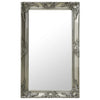 Silber Wandspiegel Barockstil Prodmex 50x80cm