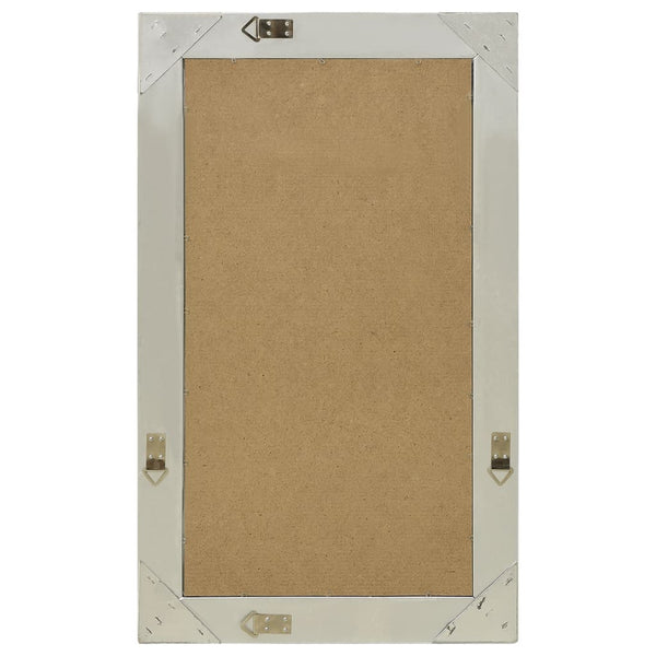 Silber Wandspiegel Barockstil Prodmex 50x80cm