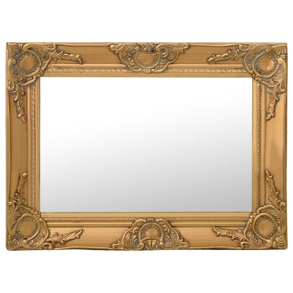 Gold Wandspiegel Barock-Stil Prodmex 60x40cm