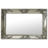 Silber Wandspiegel Barockstil Prodmex 60x40cm