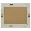 Silber Wandspiegel Barockstil Prodmex 60x40cm