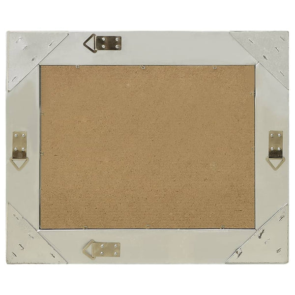 Silber Wandspiegel Barockstil Prodmex 60x40cm