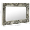 Silber Wandspiegel Barockstil Prodmex 60x40cm