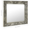 Silberner Wandspiegel im Barockstil Prodmex 60x60cm