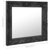 Schwarzer Wandspiegel Barockstil Prodmex 60x60cm