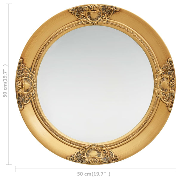 Goldener Wandspiegel im Barockstil Stefania 50cm