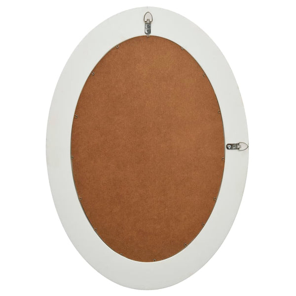 Barocker Wandspiegel Stefania 50x70cm, weiß