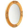 Gold Wandspiegel Barock Stil Stefania 50x70cm