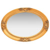 Gold Wandspiegel Barock Stil Stefania 50x70cm