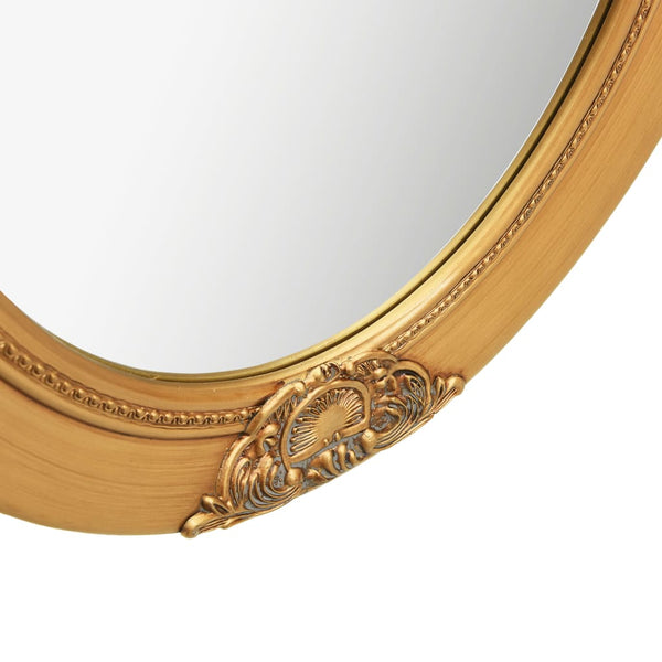 Gold Wandspiegel Barock Stil Stefania 50x70cm