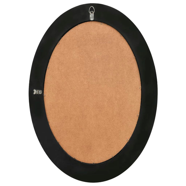 Schwarzer Wandspiegel Barockstil Stefania 50x70cm