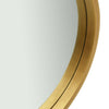 Goldener Wandspiegel mit Riemen Fevrodst 40cm
