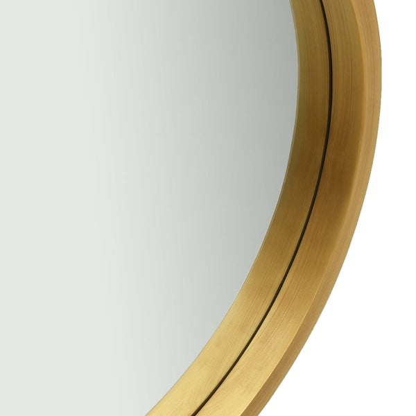 Goldener Wandspiegel mit Riemen Fevrodst 40cm