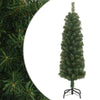 Grüner, schmaler künstlicher Weihnachtsbaum mit Ständer Ibike 150cm (PVC)