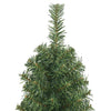 Grüner, schmaler künstlicher Weihnachtsbaum mit Ständer Ibike 150cm (PVC)