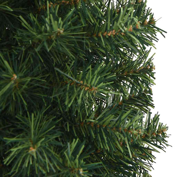 Grüner, schmaler künstlicher Weihnachtsbaum mit Ständer Ibike 150cm (PVC)