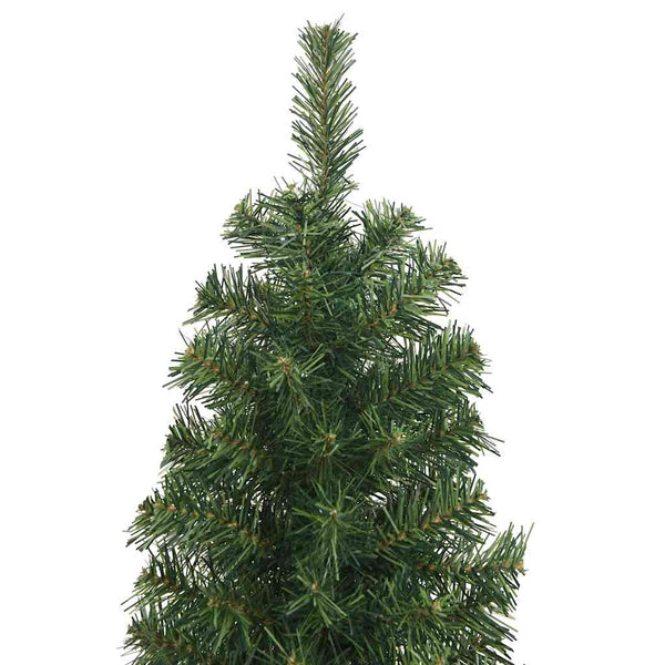 Grüner schlanker künstlicher Weihnachtsbaum mit Ständer Ibike 180cm (PVC)