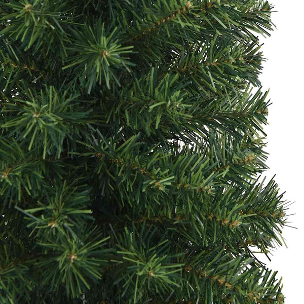 Grüner schlanker künstlicher Weihnachtsbaum mit Ständer Ibike 180cm (PVC)