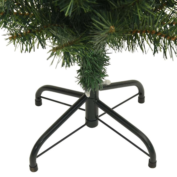 Grüner schlanker künstlicher Weihnachtsbaum mit Ständer Ibike 180cm (PVC)
