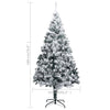Künstlicher Weihnachtsbaum Mahomed, grün, 180 cm (mit PVC-Schnee)