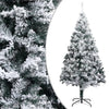 Grüner künstlicher Weihnachtsbaum mit Raureif Mahomed 240cm (PVC)