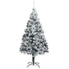 Grüner künstlicher Weihnachtsbaum mit Raureif Mahomed 240cm (PVC)