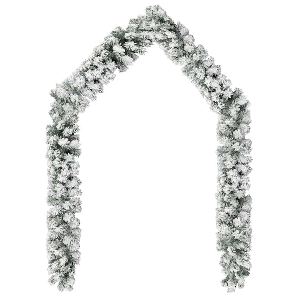 Grüner Weihnachtskranz Muazil 5 m (mit Reif PVC)