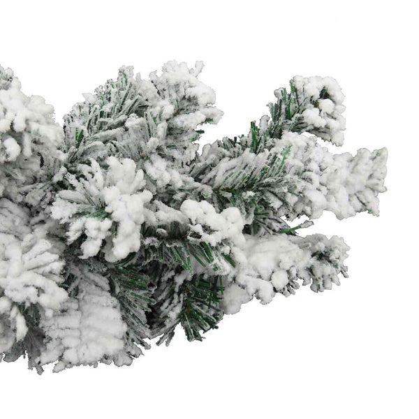 Grüner Weihnachtskranz Muazil 5 m (mit Reif PVC)